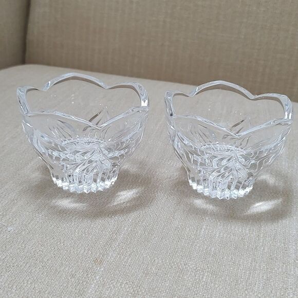Crystal Tulip Flower Candleholders Votive holder Set of 2 - Picture 11 of 11